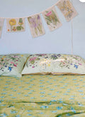  Lazybones busy garden pillowcase set - Stay Wild Collective  Decor