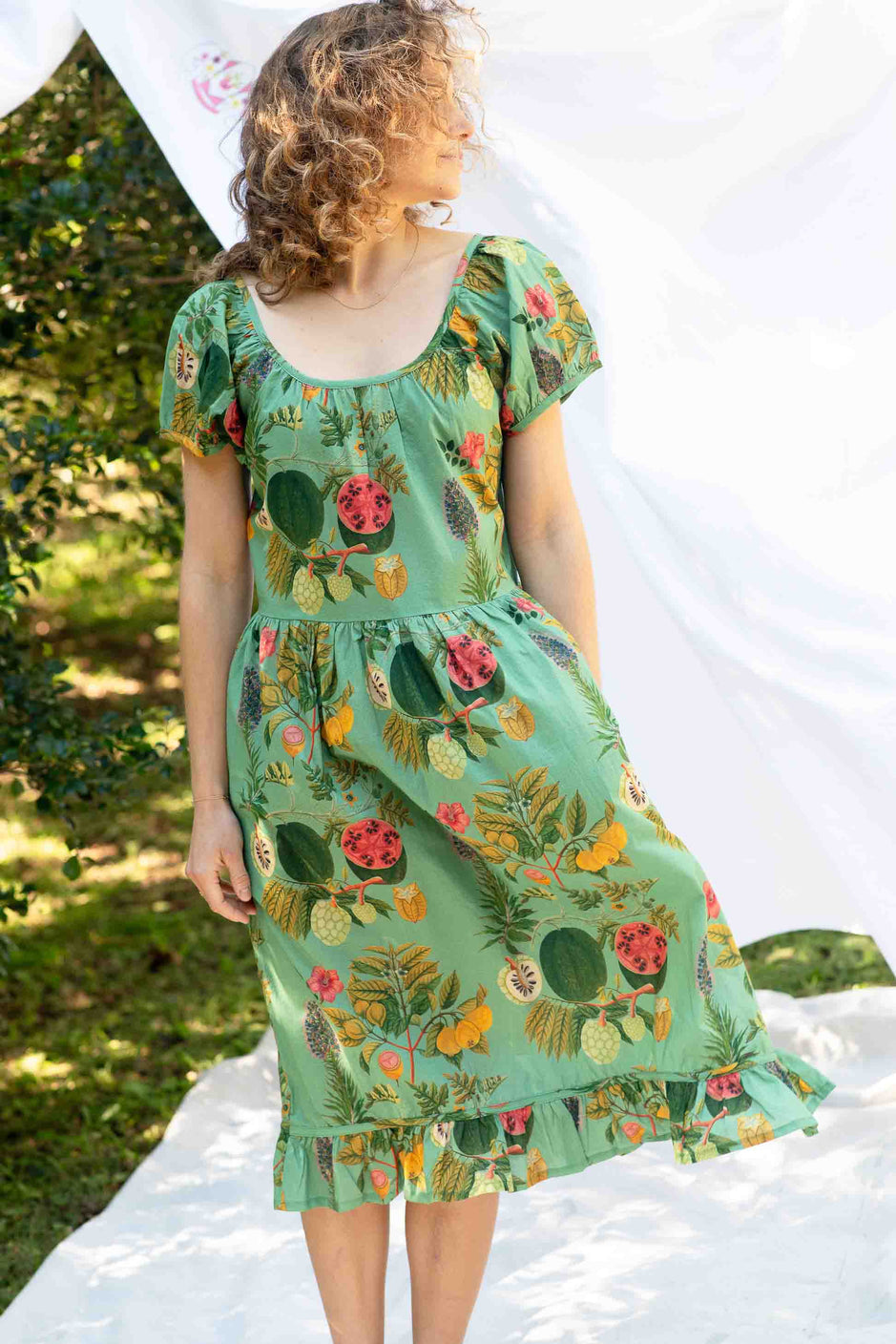   Lazybones merisa  dress tropical print  🐠 🌴 SALE - Stay Wild Collective  