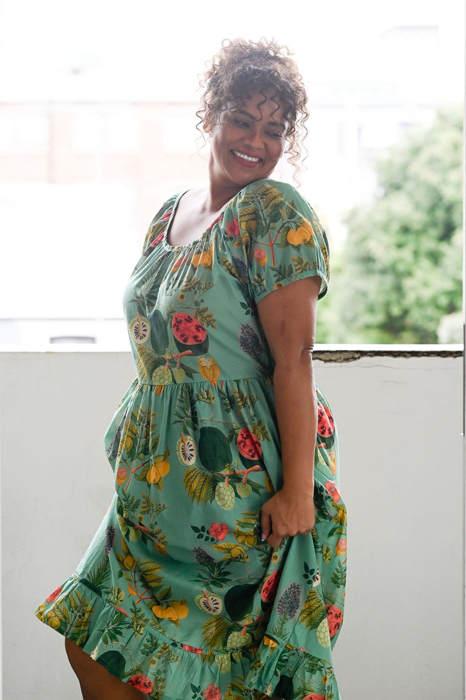   Lazybones merisa  dress tropical print  🐠 🌴 SALE - Stay Wild Collective  