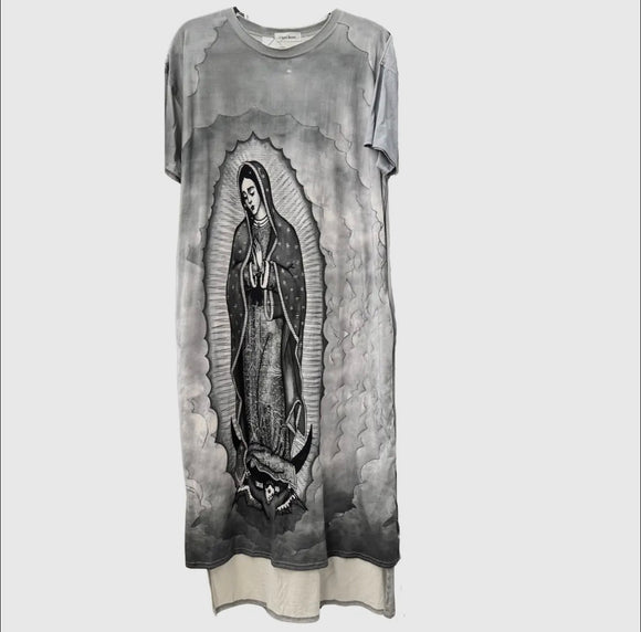 Leparispetite  Guadalupe t shirt dress