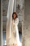 Les ours Louise Wrap dress/jacket ecru cotton waffle - Stay Wild Collective  Coats & Jackets