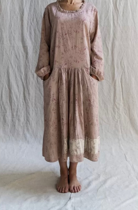 Les ours airelle  dress   In liberty pink cotton - Stay Wild Collective  Dress