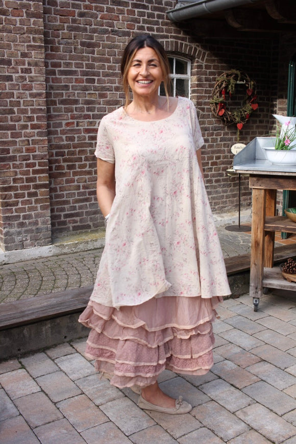 Les Ours Genet Cotton Liberty Beige Rose - Stay Wild Collective  Dress