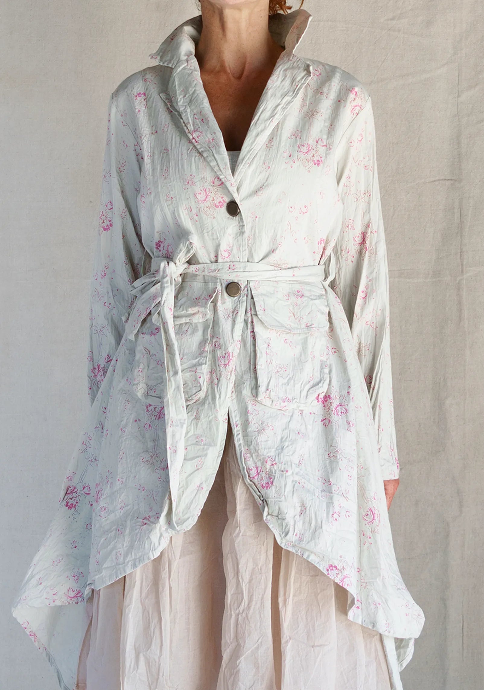 Pre order Les ours COLOMBO – jacket POPELINE LIBERTY BOUQUET - Stay Wild Collective  