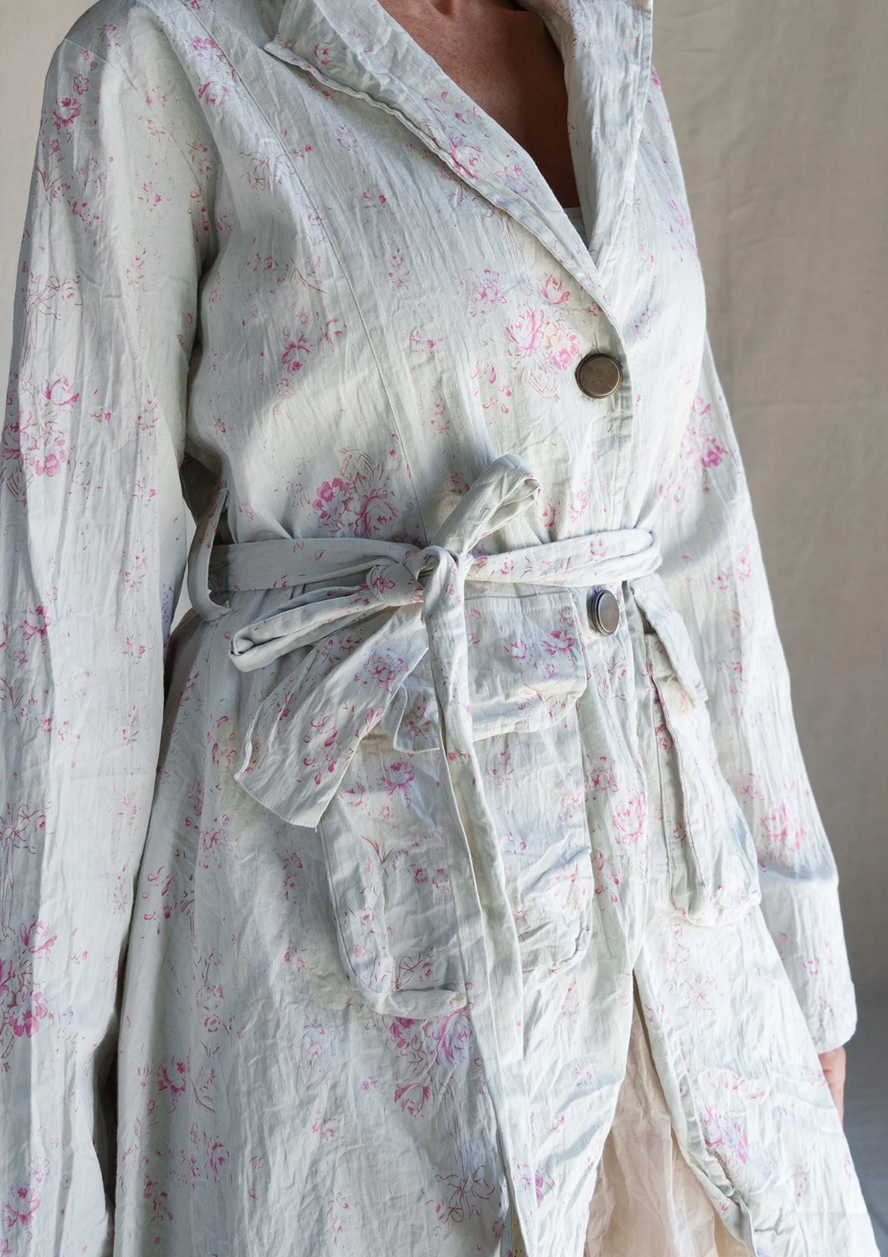 Pre order Les ours COLOMBO – jacket POPELINE LIBERTY BOUQUET - Stay Wild Collective  