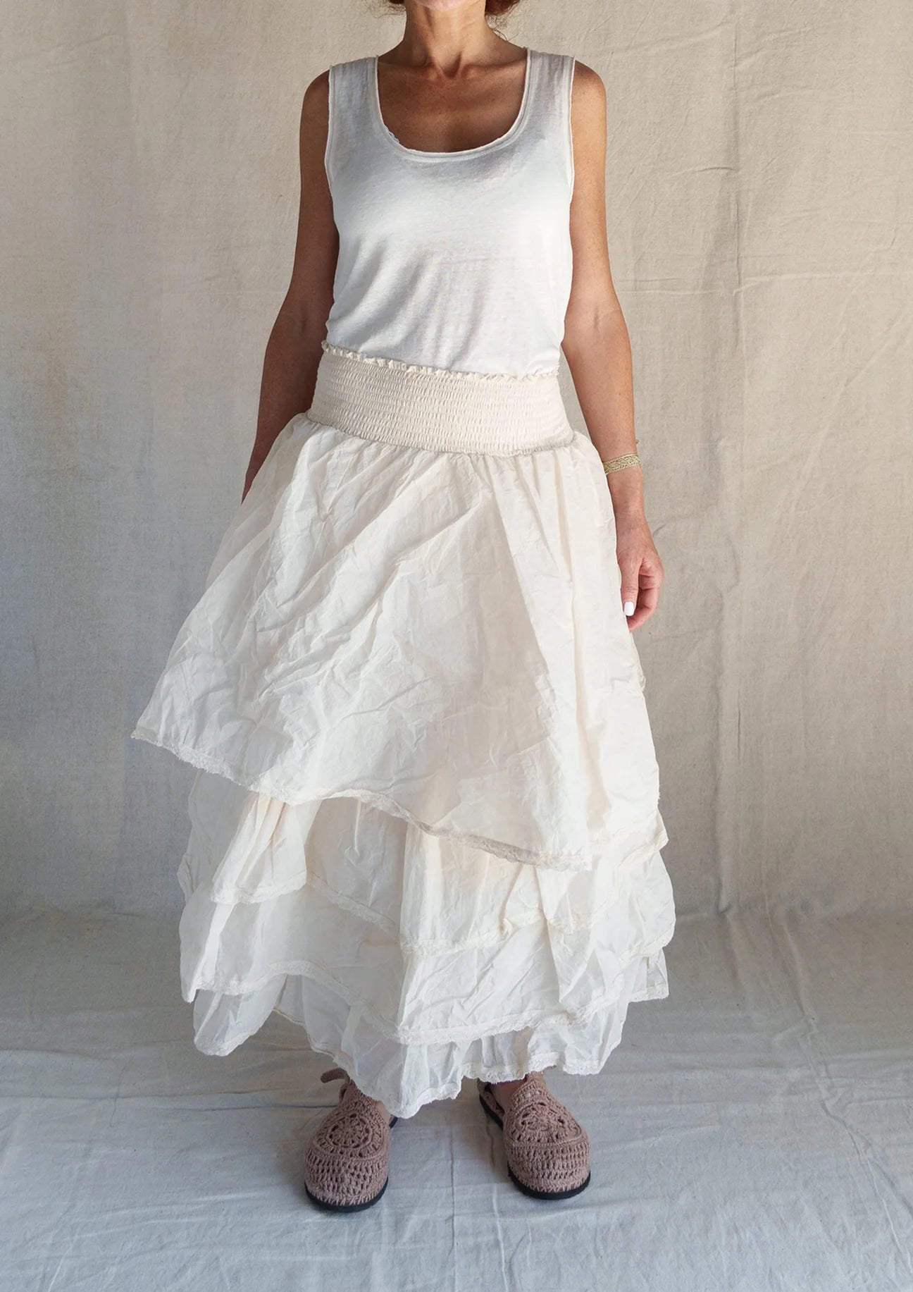  Les ours Madeleine skirts ss26 ecru - Stay Wild Collective  