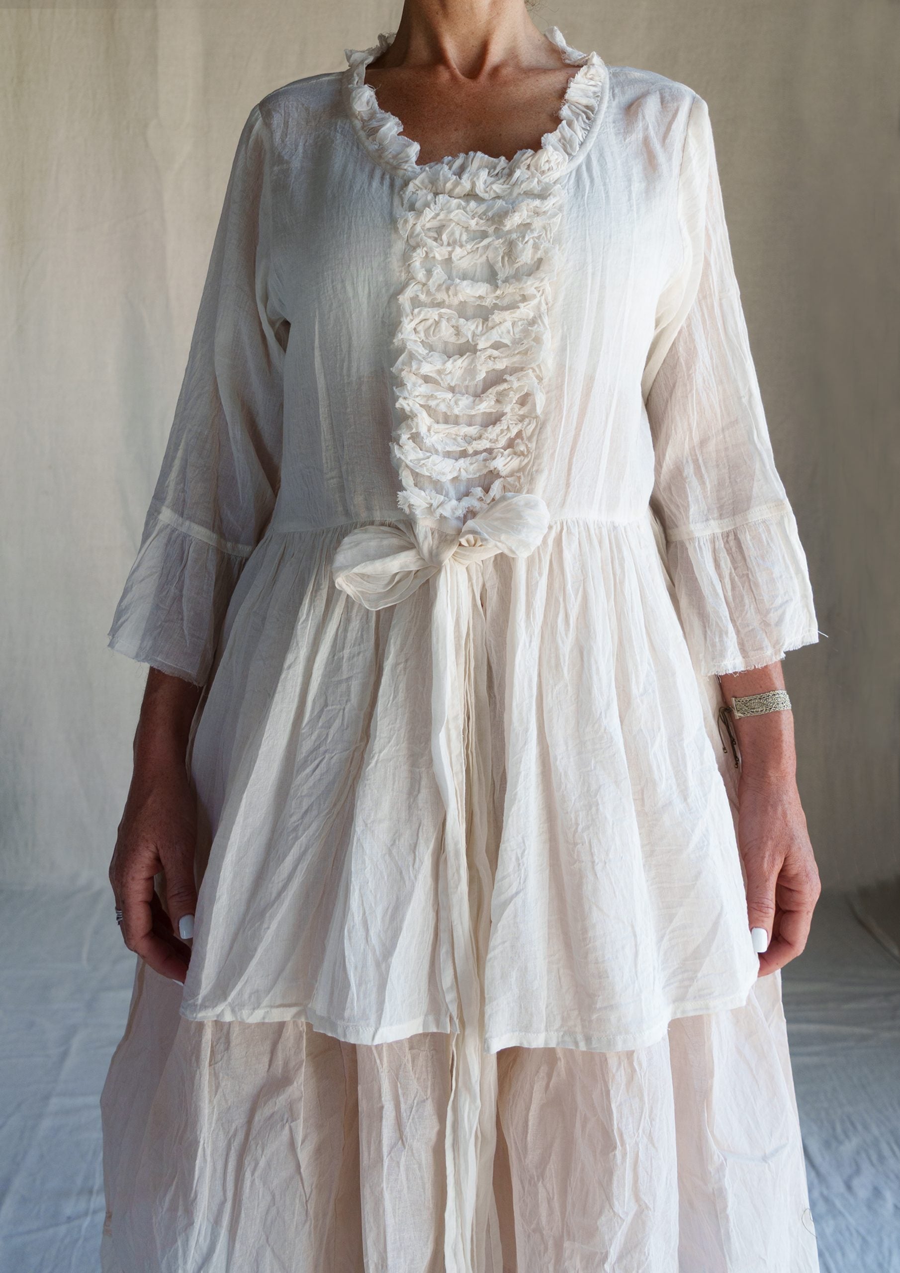  Les ours NAOKI – tunique cotton ecru  ss26 tunic - Stay Wild Collective  