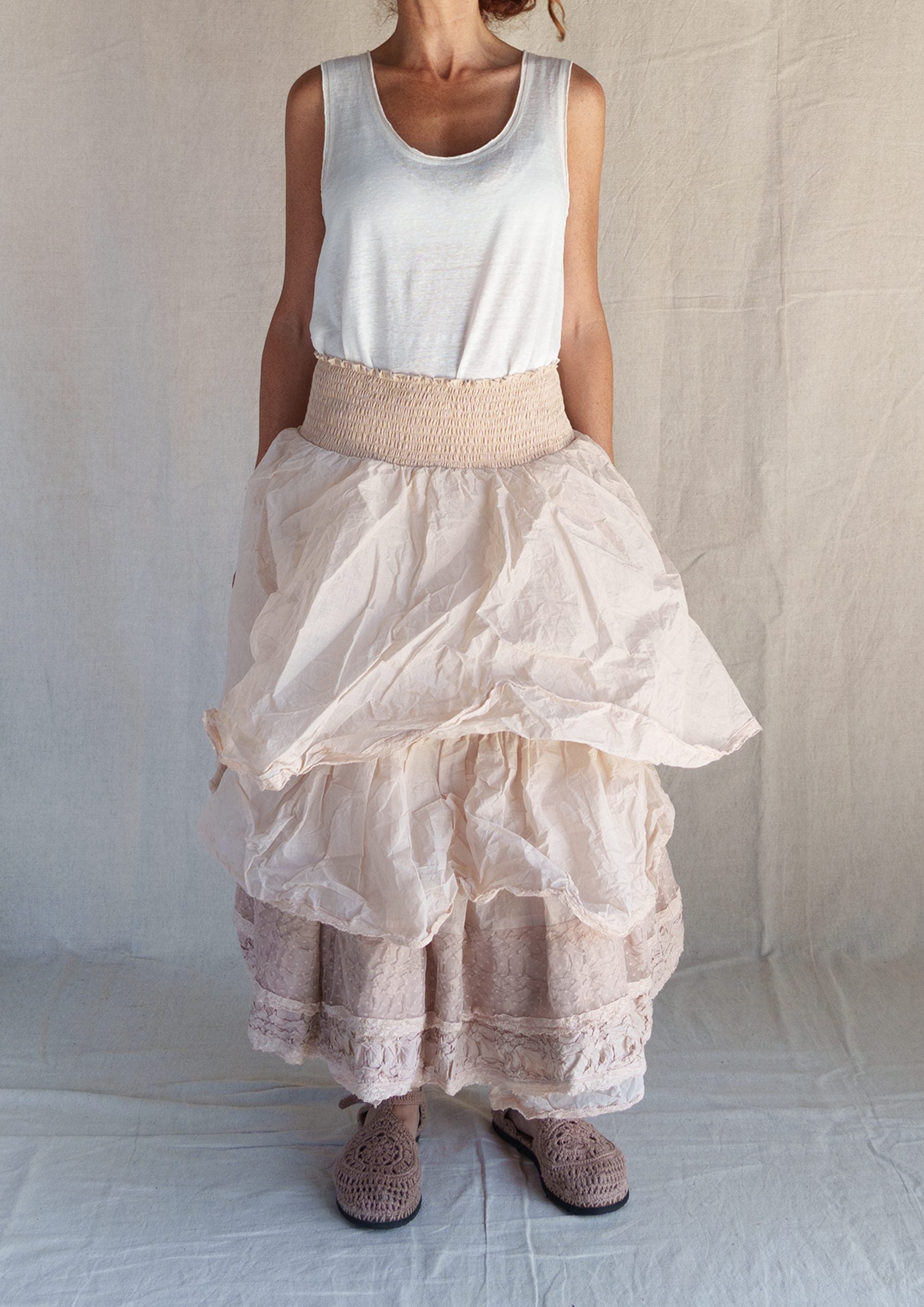  Les ours madou skirt blush ss26 - Stay Wild Collective  