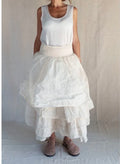  Les ours madou skirt ecru ss26 - Stay Wild Collective  