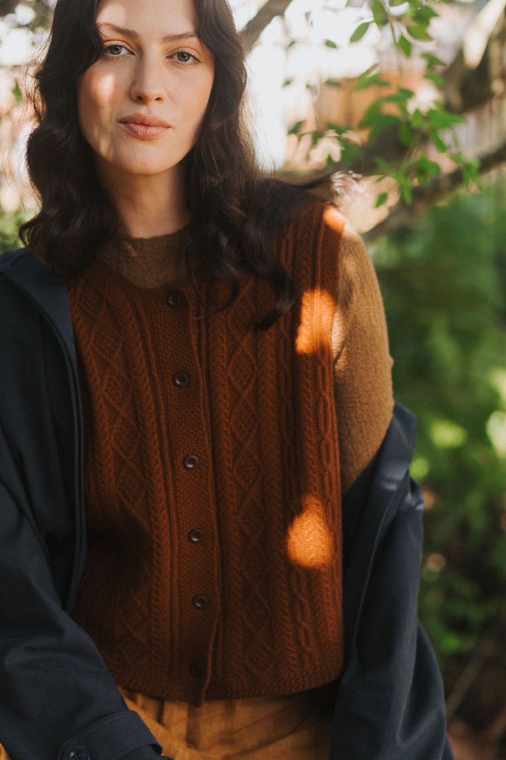  Luella Cable Knit Pure Lambswool Vest Montaigne - Stay Wild Collective  
