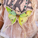 MAGNOLIA PEARL
Luna Moth Jabot 146 - Agave - Stay Wild Collective  