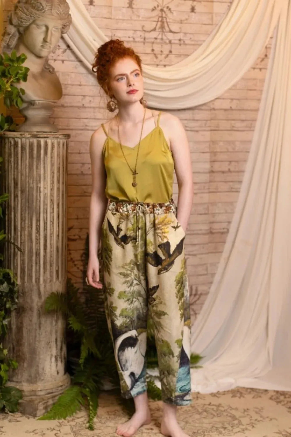 MARKET OF STARS THEATRE OF DREAMS CROPPED ARTISTS PANTS - Stay Wild Collective  