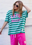 MEXICO 1976 STRIPE TEE - GREEN STRIPE  hammil and co - Stay Wild Collective  