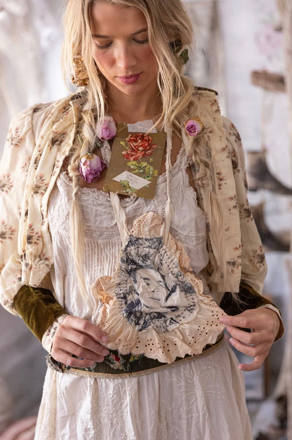 Magnolia Pearl Frida Tehuana Jabot - 155 Swan