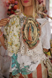 Magnolia Pearl Mary Jabot with Roses JABOT 072-NONE-OS - Stay Wild Collective  