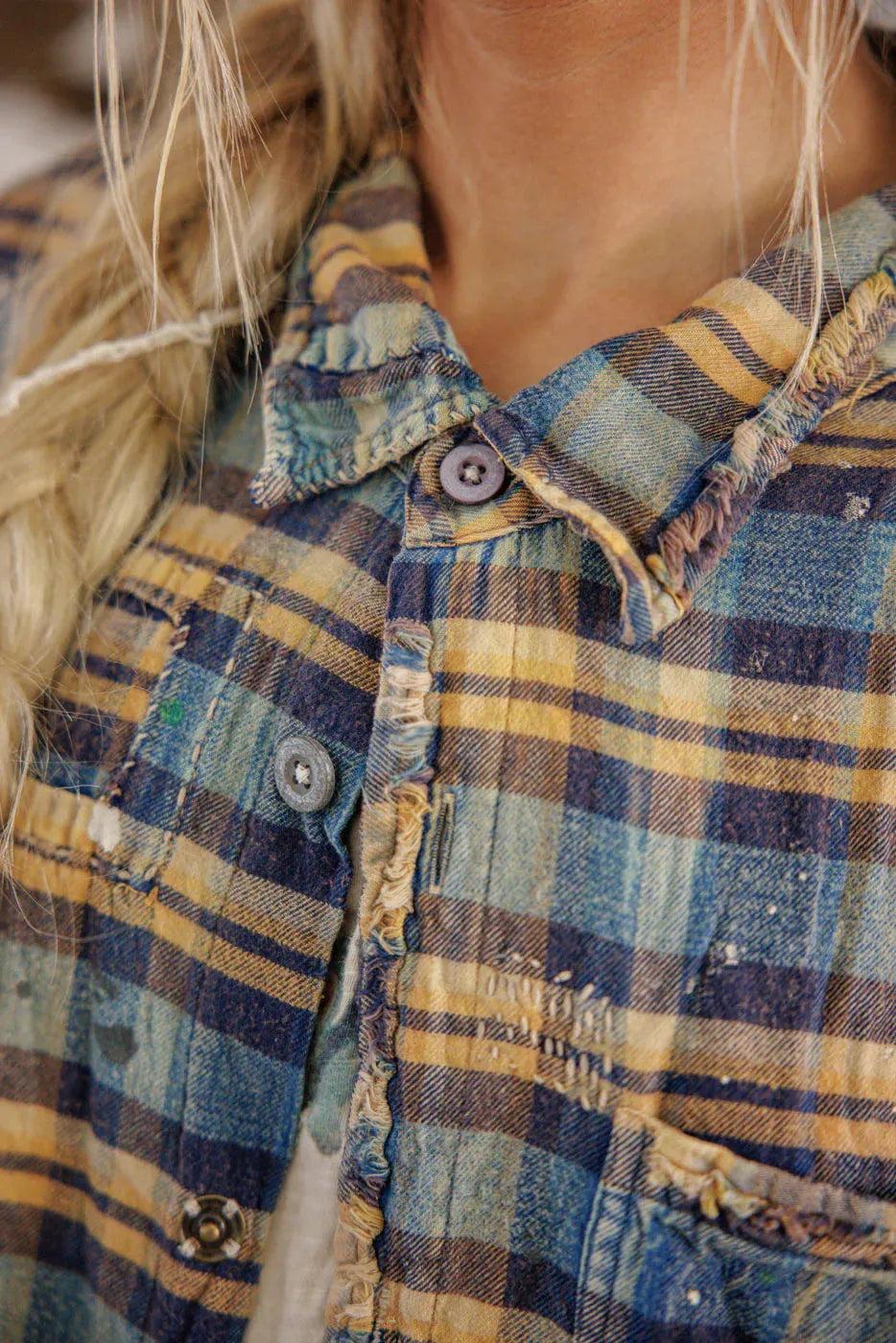 Magnolia Pearl Adison Workshirt TOP 1391-TCKER-OS - Stay Wild Collective  Shirts & Tops