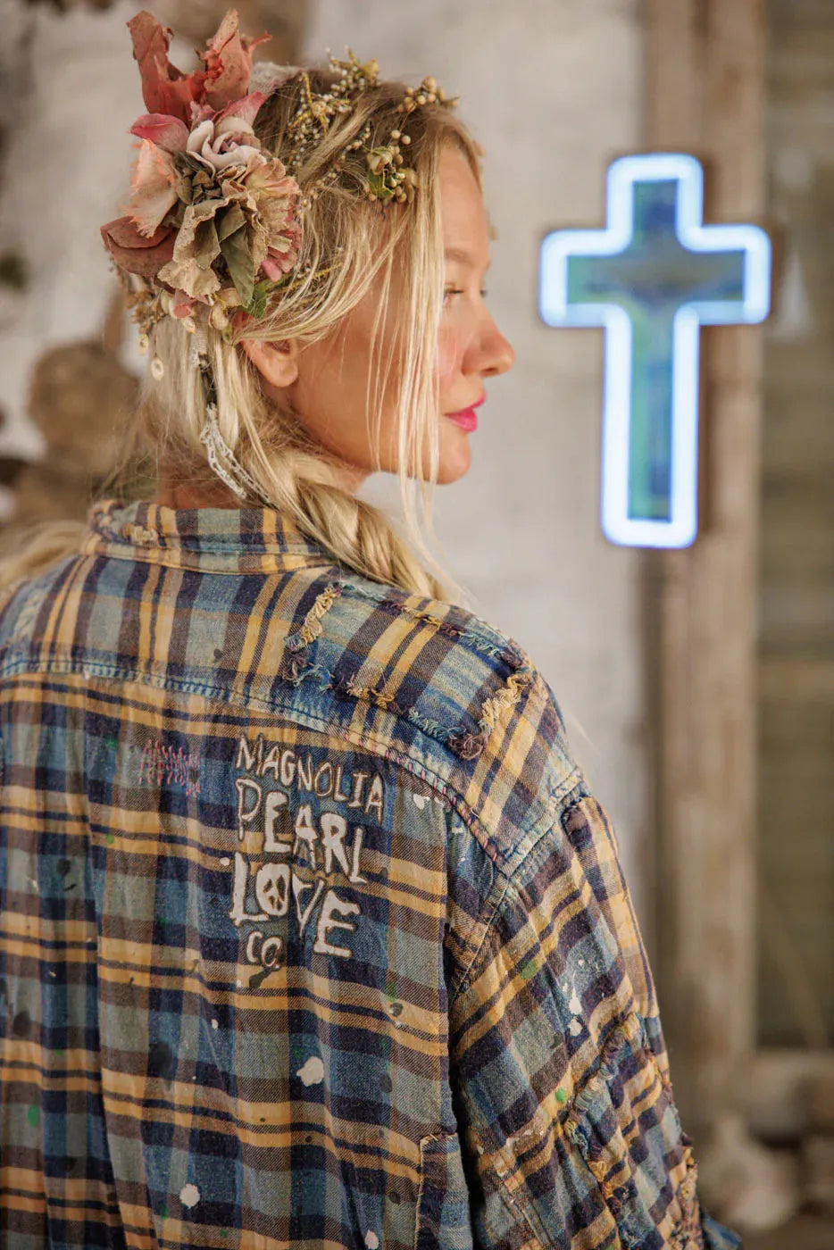 Magnolia Pearl Adison Workshirt TOP 1391-TCKER-OS - Stay Wild Collective  Shirts & Tops