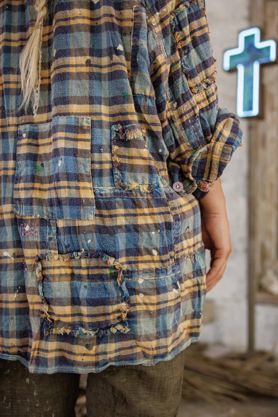 Magnolia Pearl Adison Workshirt TOP 1391-TCKER-OS - Stay Wild Collective  Shirts & Tops