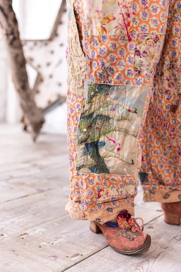 Magnolia Pearl Appliqué Love Overalls 148 Celine - Stay Wild Collective  Overalls