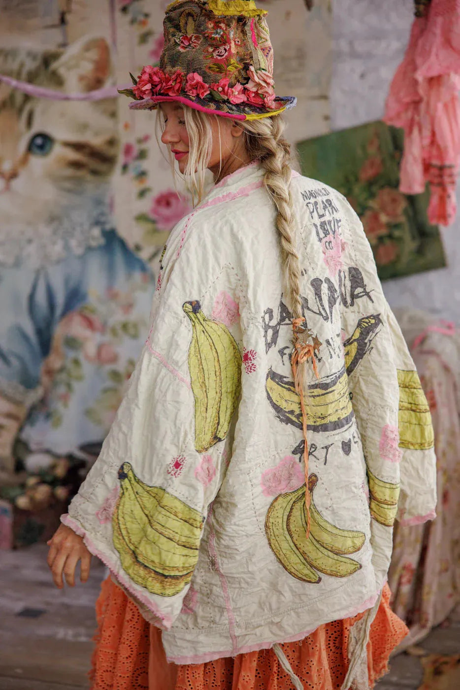 Magnolia Pearl Banana Funk N' Junk Kimono 1322 - Stay Wild Collective  Kimono