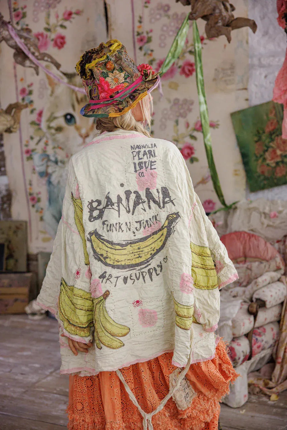 Magnolia Pearl Banana Funk N' Junk Kimono 1322 - Stay Wild Collective  Kimono