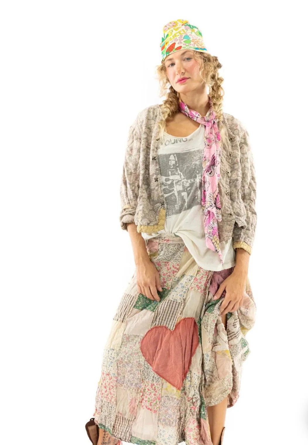 Magnolia Pearl Blockprint Sirsi Jacket 604 Gumdrop - Stay Wild Collective  