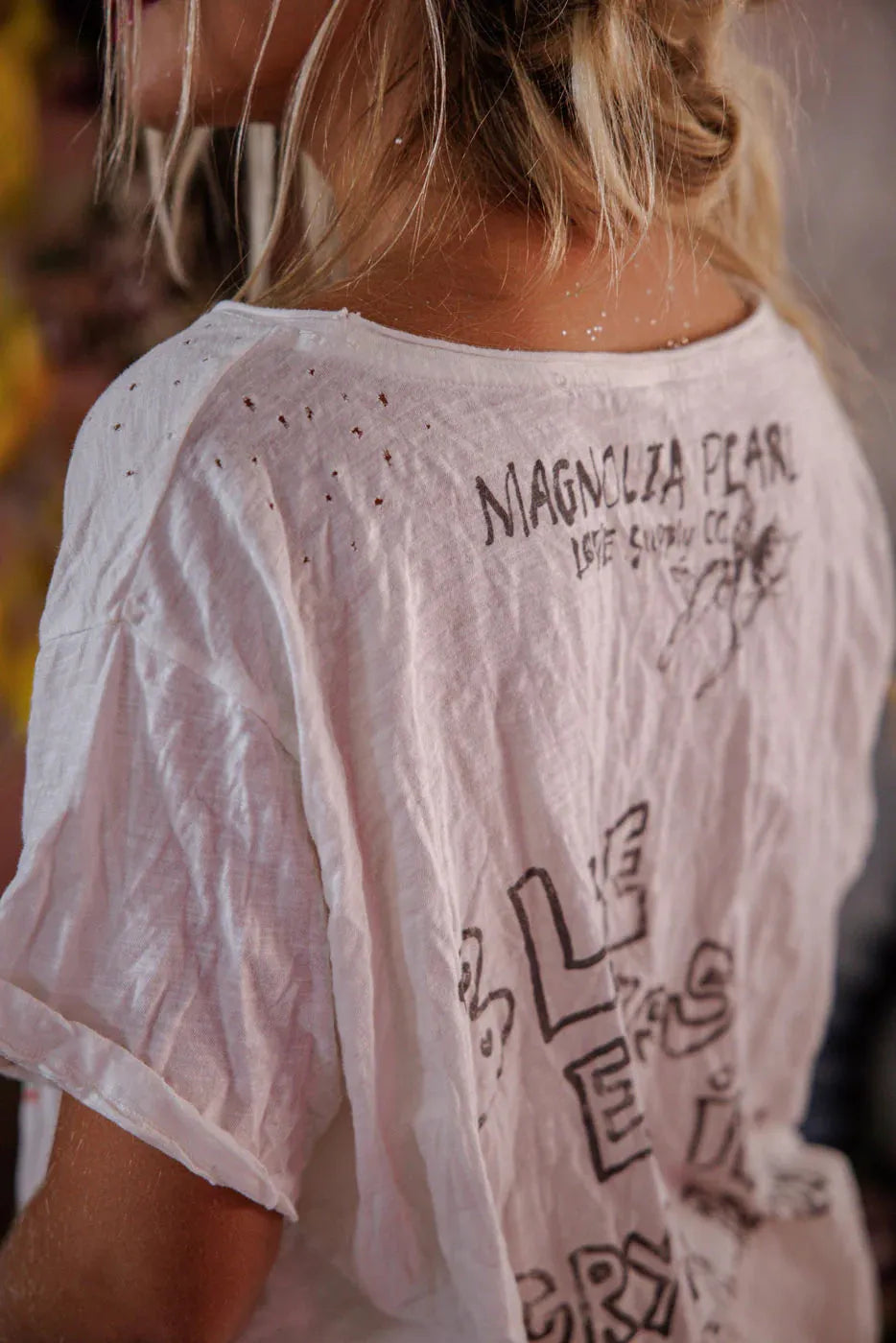 Magnolia Pearl Blue Eyes Willie Nelson Tee TOP 2846-TRUE-OS - Stay Wild Collective  Top