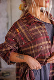 Magnolia Pearl Check Adison Workshirt TOP 1391-STMBL-OS - Stay Wild Collective  Magnolia pearl