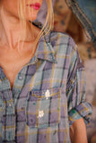 Magnolia Pearl Check Adison Workshirt TOP 1391-WAVE-OS - Stay Wild Collective  Magnolia pearl