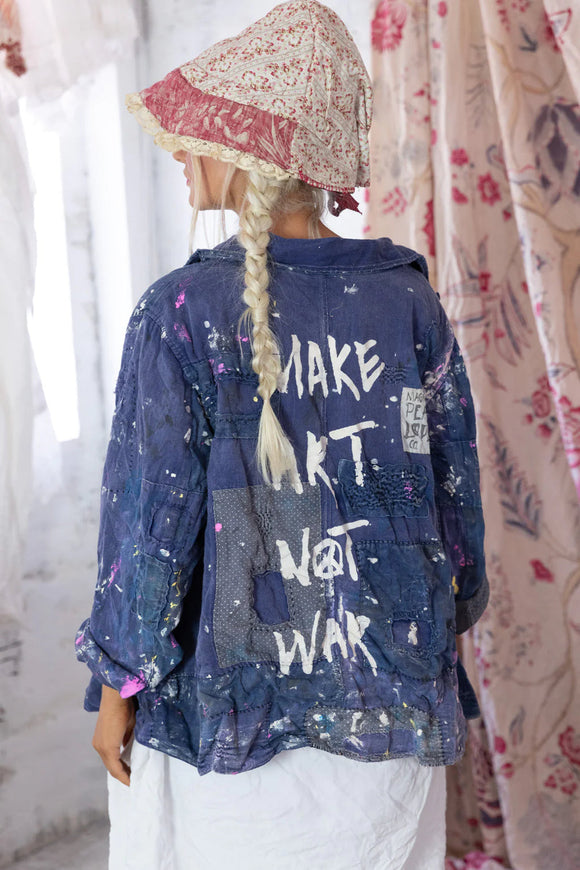 Tancy coat with patches  908 work wear magnolia pearl - Stay Wild Collective  Coats & Jackets