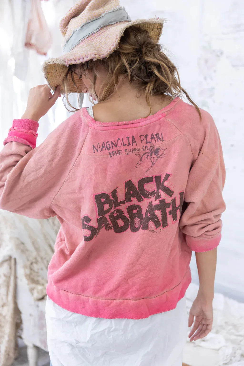 Magnolia Pearl EF Star Appliqué Richi Sweatshirt OP 1970-SUNAZ-OSEF - Stay Wild Collective  Sweaters & Jumpers