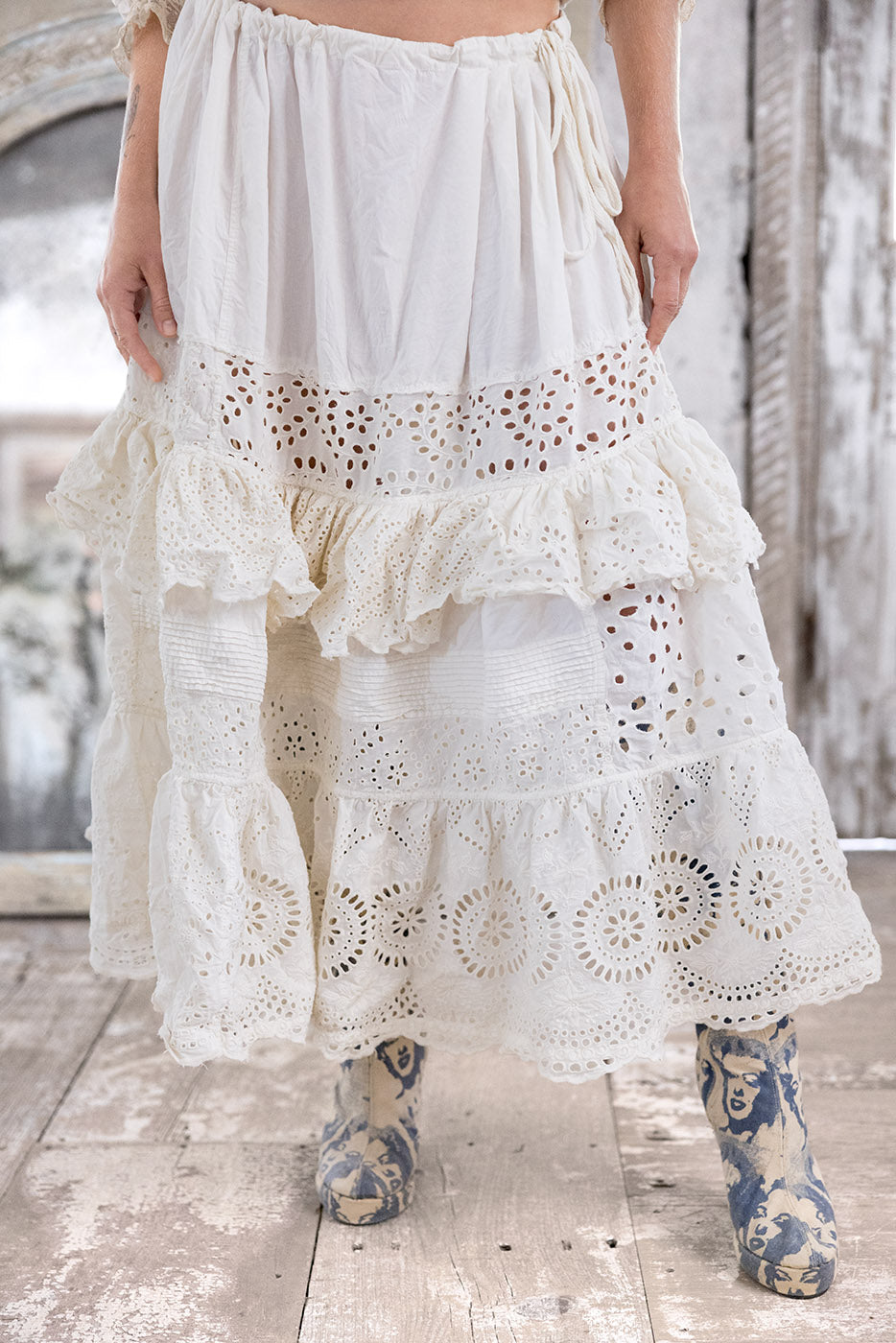   Magnolia Pearl Eyelet Pissarro Skirt 197 True - Stay Wild Collective  