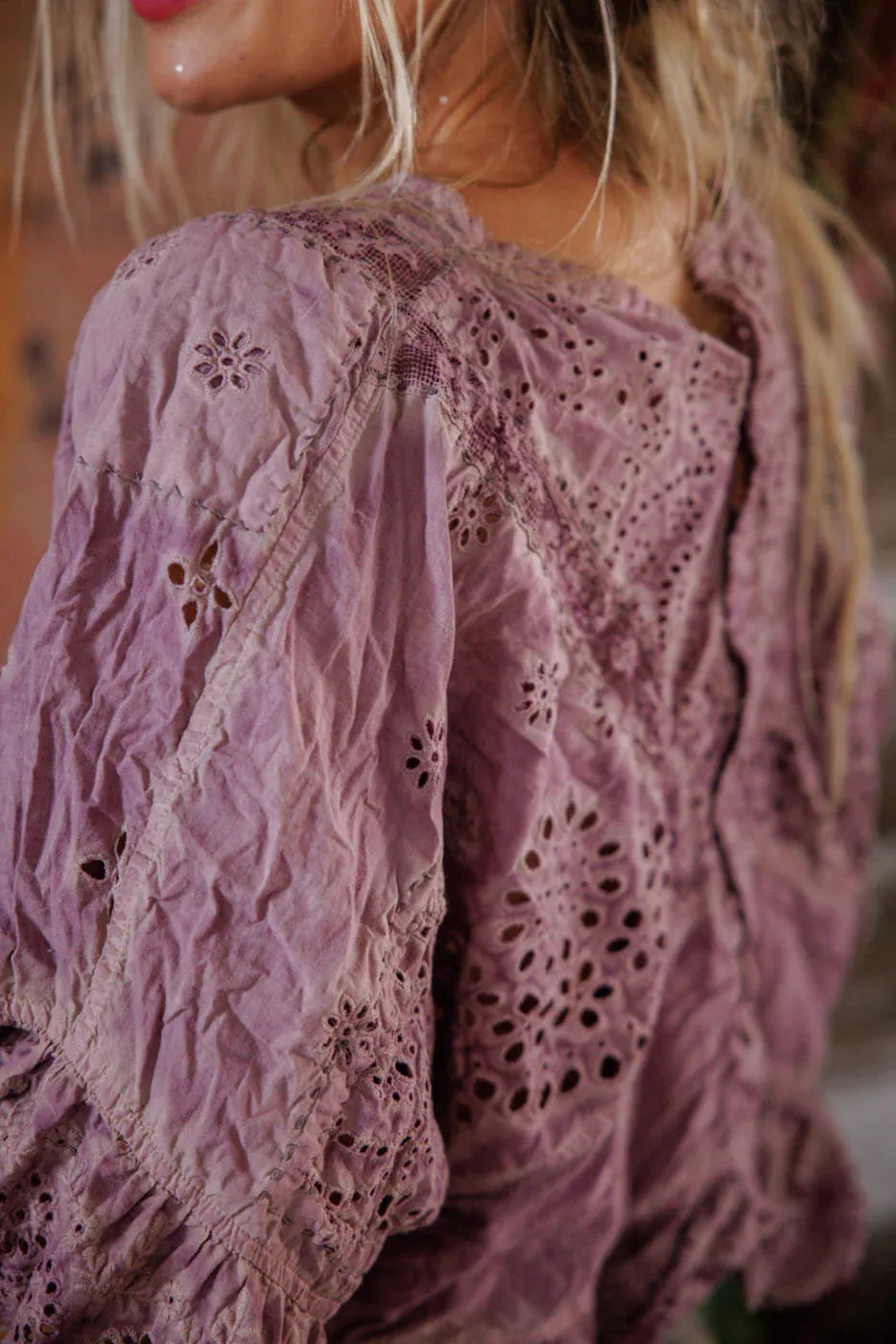 Magnolia Pearl Eyelet Rosemary Blouse TOP 2215-PPBOB-OS - Stay Wild Collective  Shirts & Tops