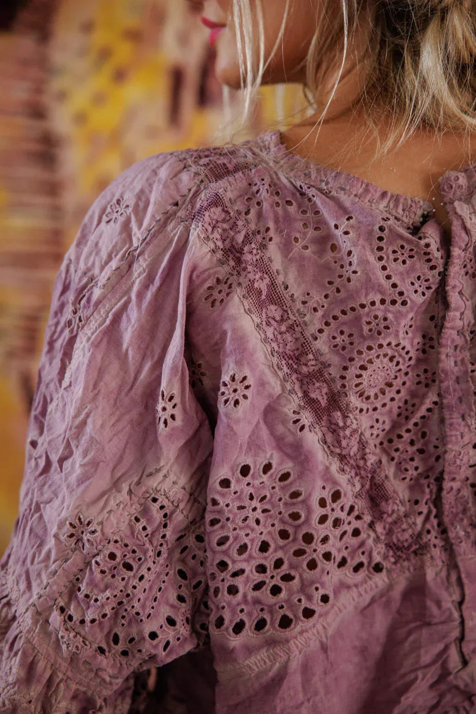 Magnolia Pearl Eyelet Rosemary Blouse TOP 2215-PPBOB-OS - Stay Wild Collective  Shirts & Tops