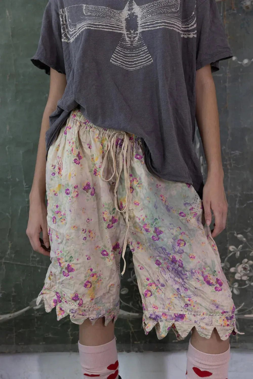 Magnolia Pearl Floral Khloe Boxers Shorts 043 Pressed Flowers - Stay Wild Collective  Shorts