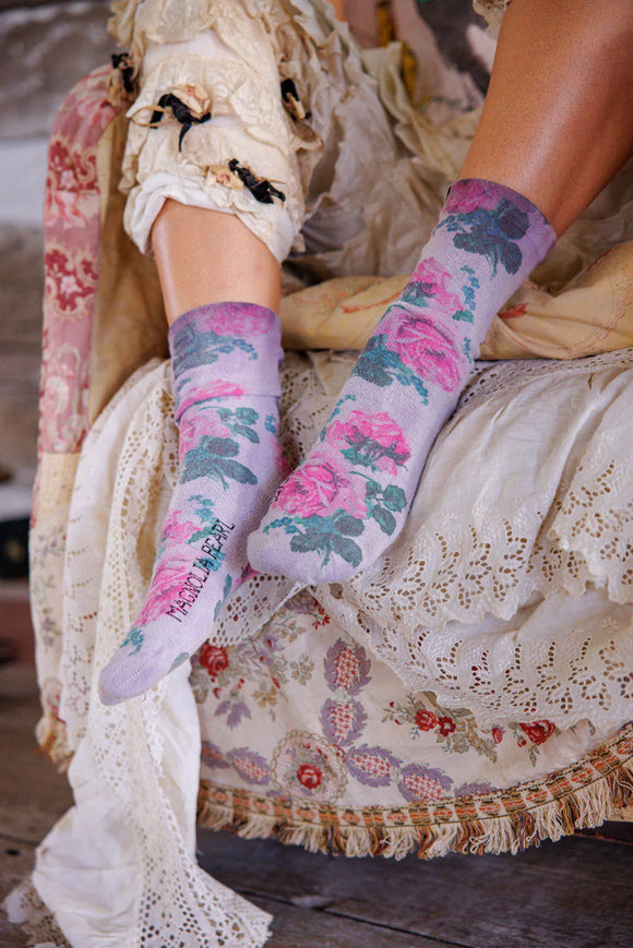 Magnolia Pearl Floral MP Socks 141-BRIRS-OS - Stay Wild Collective  Socks