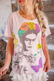 Magnolia Pearl Frida Art Is The Remedy Tee TOP 2310-LYCBS-OS - Stay Wild Collective  t shirt