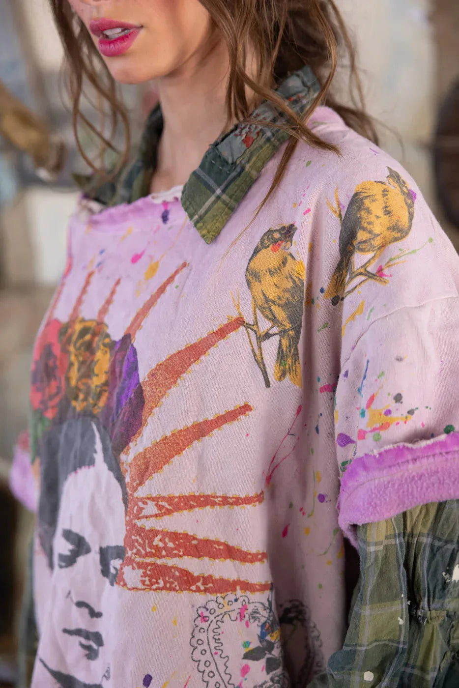 Magnolia Pearl Frida del Sol Vetiver Sweatshirt TOP 2595-ALLDD-OS - Stay Wild Collective  Sweaters & Jumpers