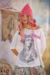 Magnolia Pearl Glitter Saint Viggo Tee TOP 2326-TRUE-OS - Stay Wild Collective  Shirts & Tops