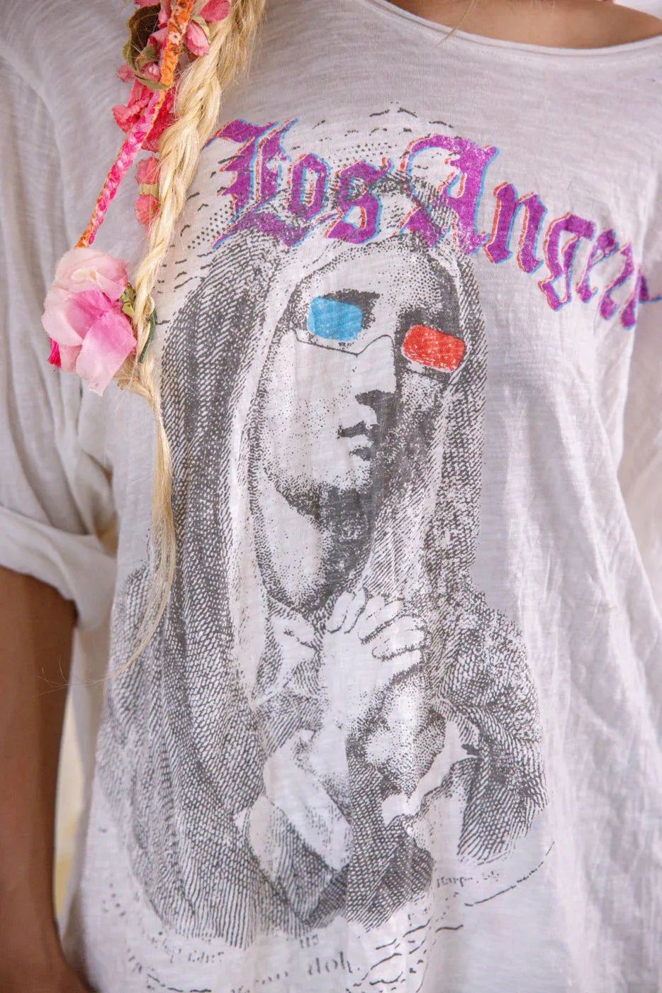 Magnolia Pearl Glitter Saint Viggo Tee TOP 2326-TRUE-OS - Stay Wild Collective  Shirts & Tops
