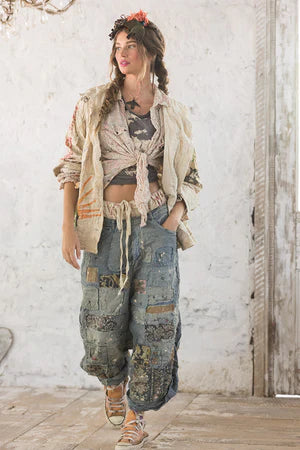 MAGNOLIA PEARL LINEN DANI BLUES PANTS 652 WASHED INDIGO - Stay Wild Collective  Jeans