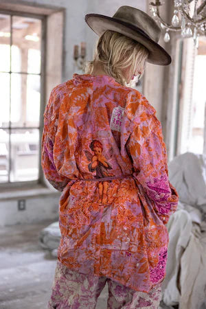 MAGNOLIA PEARL PATCHWORK KEI KIMONO