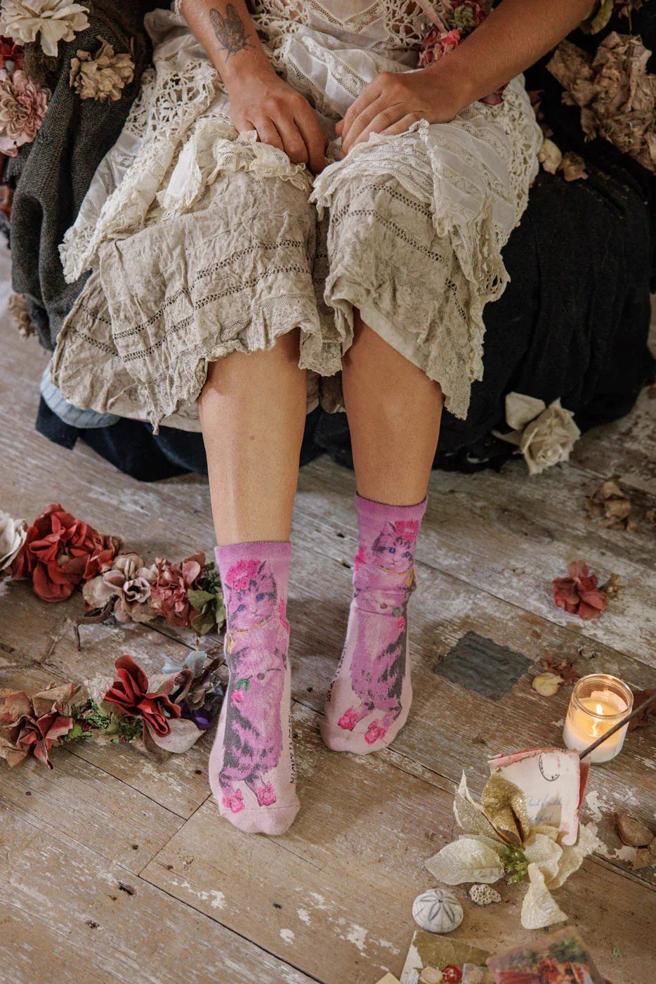 Magnolia Pearl Margaret MP Socks 174-ALLDD-OS - Stay Wild Collective  Socks