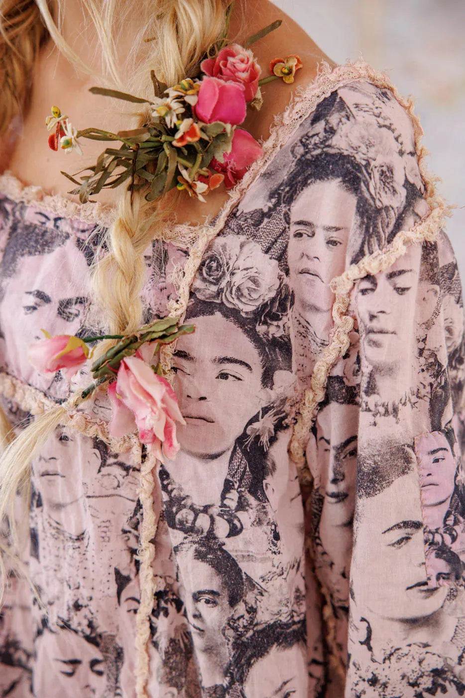 Magnolia Pearl Mural Frida Helenia Dress 1337-SELFP-OS - Stay Wild Collective  Dress