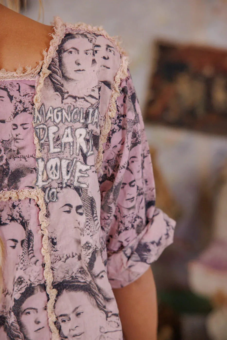Magnolia Pearl Mural Frida Helenia Dress 1337-SELFP-OS - Stay Wild Collective  Dress