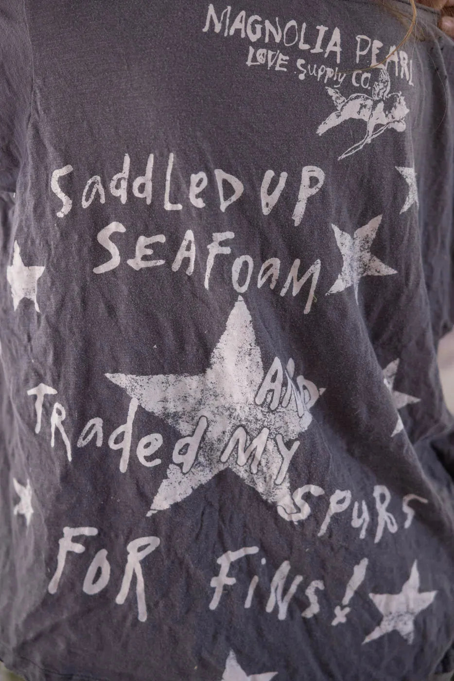 Magnolia Pearl My Spurs Cowabunga Tee TOP 2435-OZZY-OS - Stay Wild Collective  Shirts & Tops