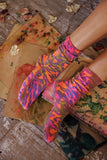 Magnolia Pearl Neon Leopard MP Socks  169-HRBND-OS - Stay Wild Collective  Socks