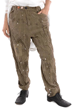 PANTS 420 CHECK PROVISION TROUSERS MAGNOLIA PEARL - Stay Wild Collective  Pants