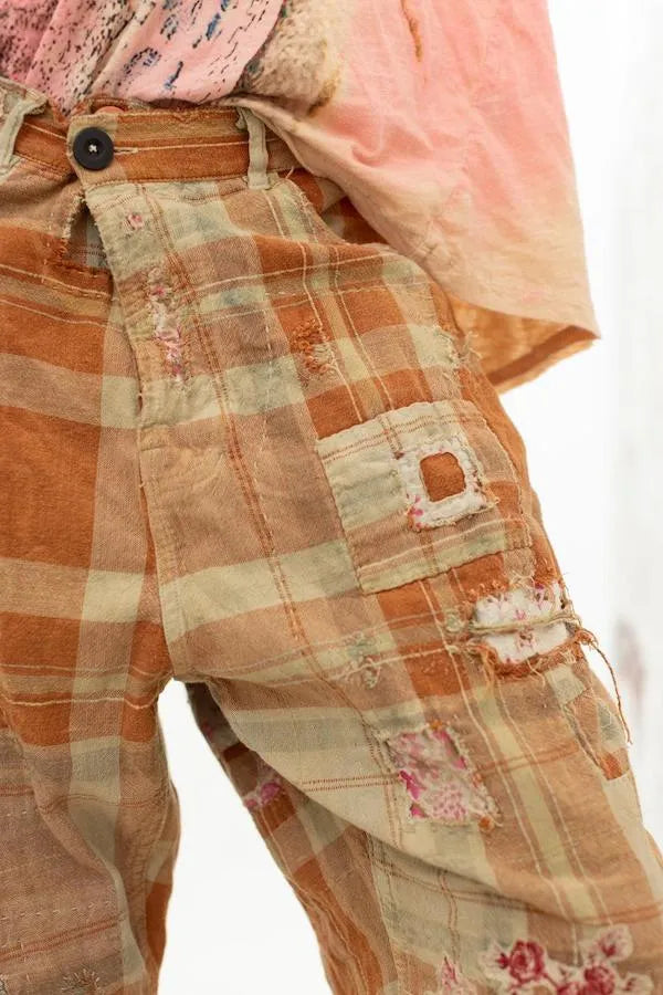  Magnolia Pearl Patchwork Crossroads Pants - 567 - Stay Wild Collective  trousers