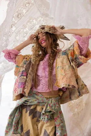 Magnolia Pearl Patchwork Dekker Kimono - Jacket 1152 - Stay Wild Collective  Jacket